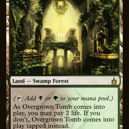 Overgrown Tomb [Ravnica: City of Guilds]