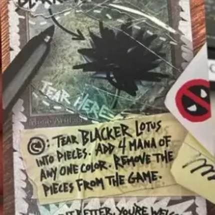 Blacker Lotus (Rainbow Foil) [Secret Lair Drop Series] Foil