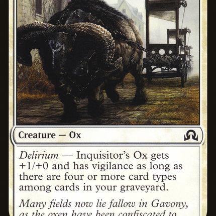 Inquisitor's Ox [Shadows over Innistrad]