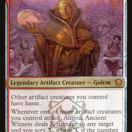 Alibou, Ancient Witness [Commander 2021] Foil