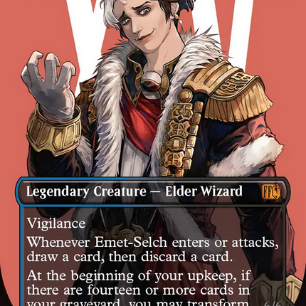 Emet-Selch, Unsundered // Hades, Sorcerer of Eld (Borderless) [FINAL FANTASY]