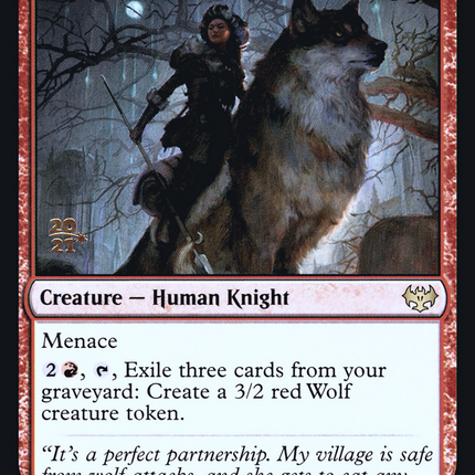 Kessig Wolfrider [Innistrad: Crimson Vow Promos] Prerelease Foil