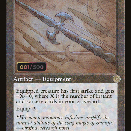Runechanter's Pike (Retro) [The Brothers' War Retro Artifacts] Serialized Foil