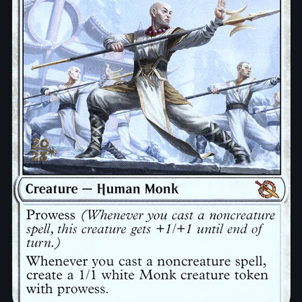 Monastery Mentor [March of the Machine Promos] Prerelease Foil