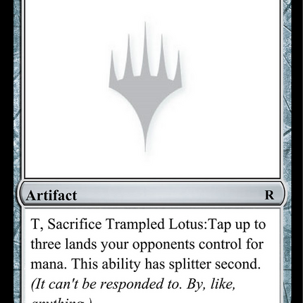 Trampled Lotus [Unknown Event]
