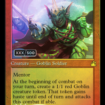 Legion Warboss (Retro) [Ravnica Remastered] Serialized Foil