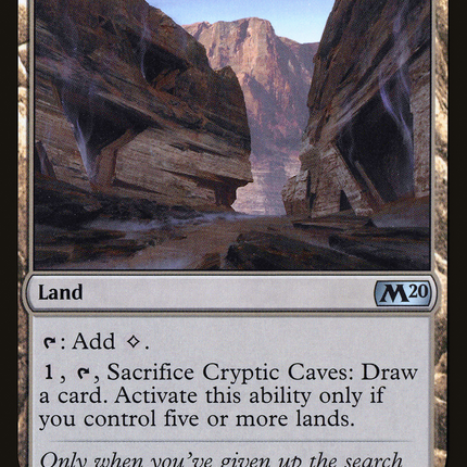 Cryptic Caves [Core Set 2020]