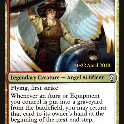 Tiana, Ship's Caretaker [Dominaria Promos] Prerelease Foil
