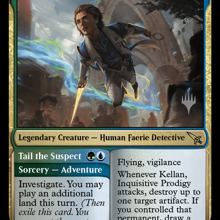Kellan, Inquisitive Prodigy // Tail the Suspect [Murders at Karlov Manor Promos]