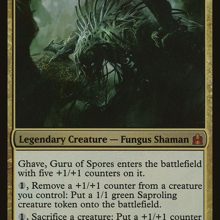 Ghave, Guru of Spores [Commander 2011 Oversized] Foil