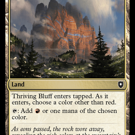 Thriving Bluff [Bloomburrow Commander]