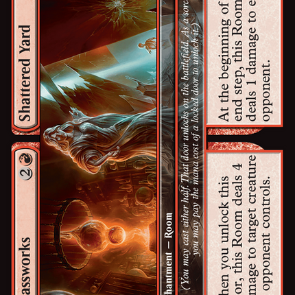 Glassworks // Shattered Yard [Duskmourn: House of Horror]