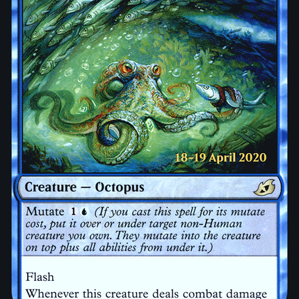 Sea-Dasher Octopus [Ikoria: Lair of Behemoths Promos] Prerelease Foil