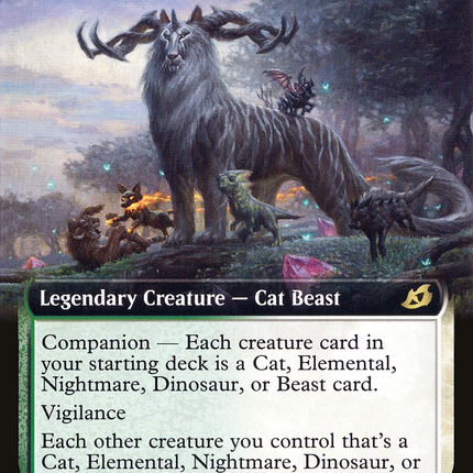 Kaheera, the Orphanguard (companion, Extended Art) [Ikoria: Lair of Behemoths]