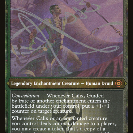 Calix, Guided by Fate [March of the Machine: The Aftermath] Etched Foil