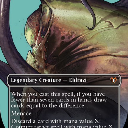 Kozilek, the Great Distortion (Borderless) [Commander Masters]