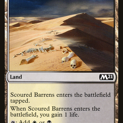 Scoured Barrens [Core Set 2021]