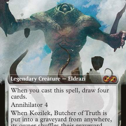 Kozilek, Butcher of Truth (Extended Art) [Ultimate Box Topper] Foil