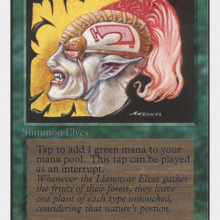 Llanowar Elves [Unlimited Edition]