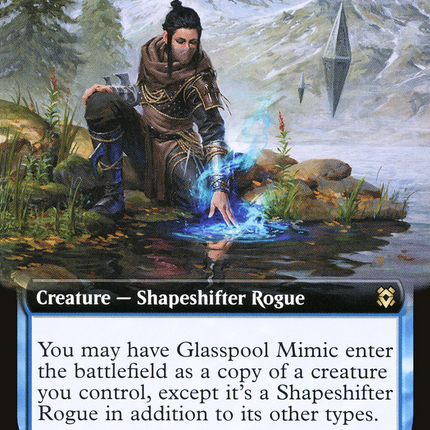 Glasspool Mimic // Glasspool Shore (Extended Art) [Zendikar Rising]