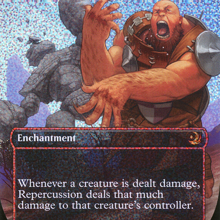 Repercussion (Borderless) [Wilds of Eldraine: Enchanting Tales] Confetti Foil
