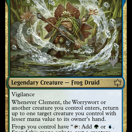 Clement, the Worrywort [Bloomburrow Promos] Foil