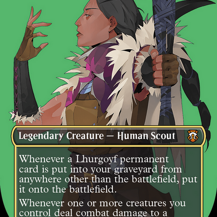 Disa the Restless (Showcase) (Borderless) [Modern Horizons 3 Commander] Foil