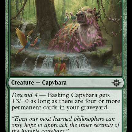 Basking Capybara [The Lost Caverns of Ixalan]