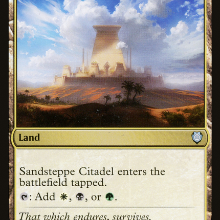 Sandsteppe Citadel [Phyrexia: All Will Be One Commander]