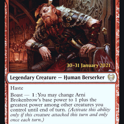 Arni Brokenbrow [Kaldheim Promos] Prerelease Foil