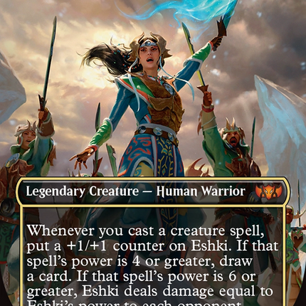 Eshki, Temur's Roar (Borderless) [Tarkir: Dragonstorm Commander] Foil