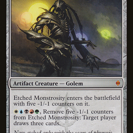 Etched Monstrosity [New Phyrexia]
