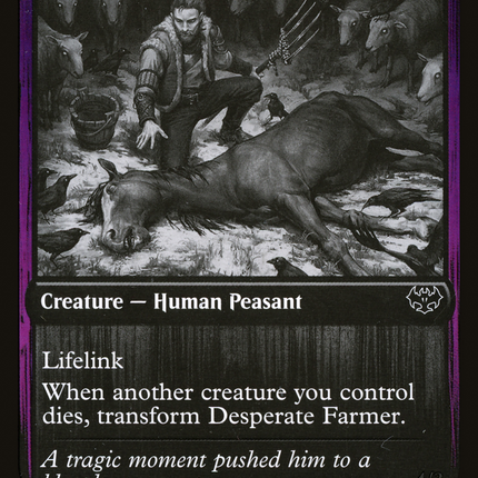 Desperate Farmer // Depraved Harvester [Innistrad: Double Feature]