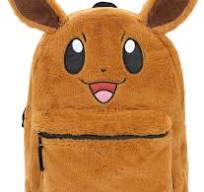 Pokemon Eevee Action Reversible 16" Plush Backpack with Ears