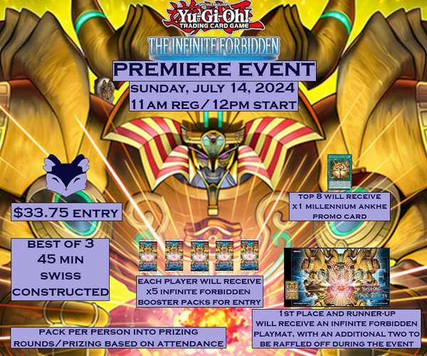 infinite cards yugioh duel links Yu-Gi-Oh! The Infinite Forbidden Premiere event – Dark Fox TCG