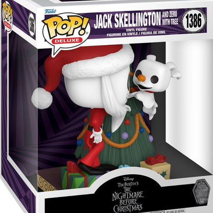 Funko Pop! Deluxe: The Nightmare Before Christmas 30th Anniversary - Jack Skellington and Zero with Tree