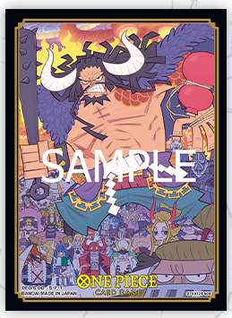One Piece card game card sleeves - Kaido