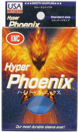 KMC - 100CT Standard Hyper Phoenix Blue Matte Sleeves