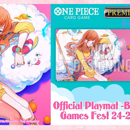 One Piece TCG: Bandai Card Games Fest 24-25 Edition Official Playmat w/ Zeus Promo Card