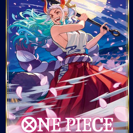 One Piece card game card sleeves - Yamato club swinging