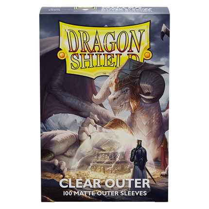 Dragon Shield Standard - Matte Outer Sleeves - Clear