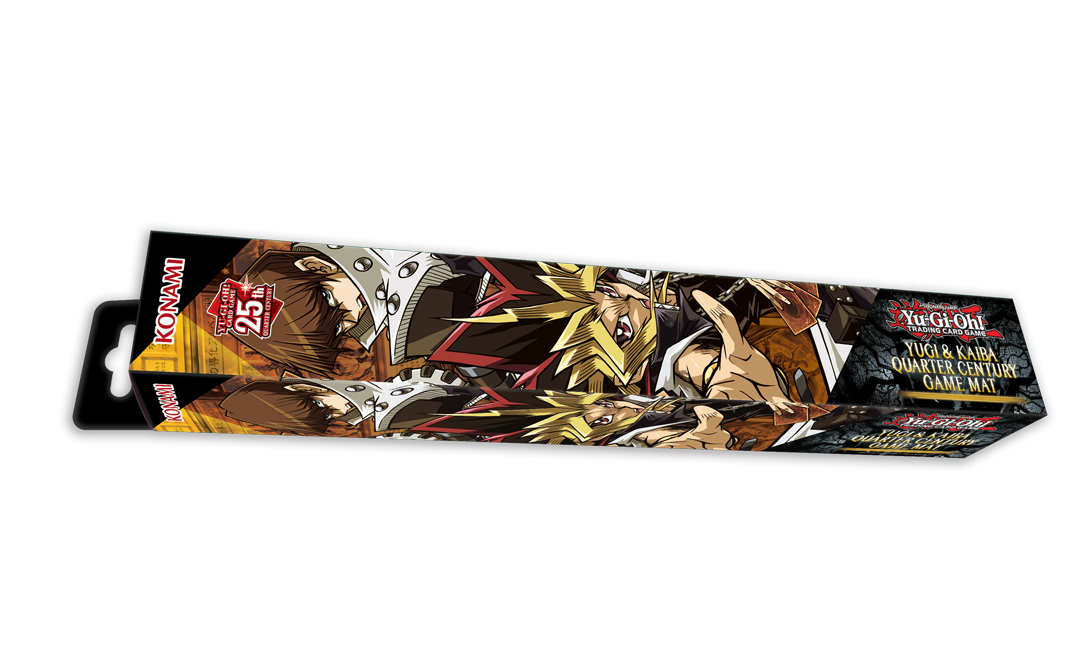 Yugioh Card Sleeves YGO Yugi & Kaiba Quarter Century Game Mat - Official Yu-Gi-Oh! TCG Playmat | 25th Anniversary Official Deck Boxes Yugioh Card Sleeves YGO Yugi & Kaiba Quarter Century Game Mat - Official Yu-Gi-Oh! TCG Playmat | 25th Anniversary Official Deck Boxes