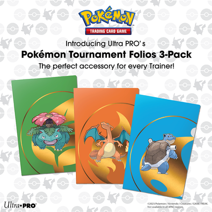 Pokemon Trading Card Game: Tournament Folios 3-Pack