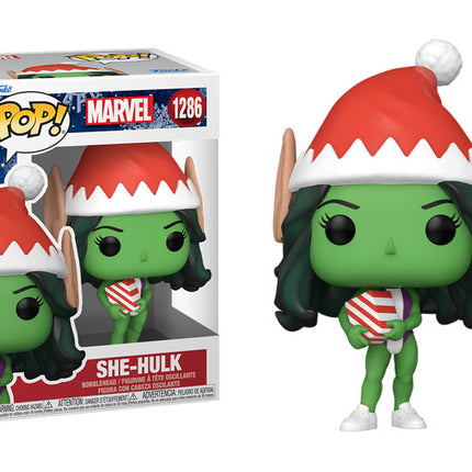 Pop! Marvel Holiday Vinyl Bobble-Head She-Hulk #1286