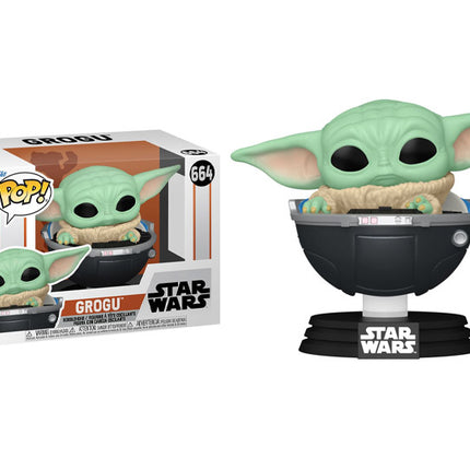 Pop! Star Wars: The Mandalorian Vinyl Bobble-Head Grogu #664