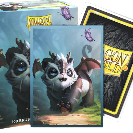 Dragon Shield Standard - Matte - "Panda-Dragon" Brushed Art Sleeves