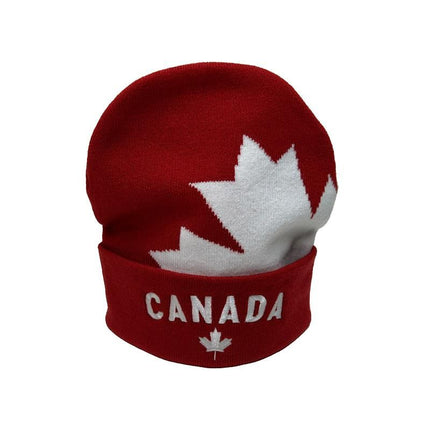 PRIVATE LABEL -Canada Red Cold Weather Beanie