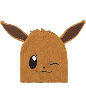 Eevee Big Face Beanie With Ears