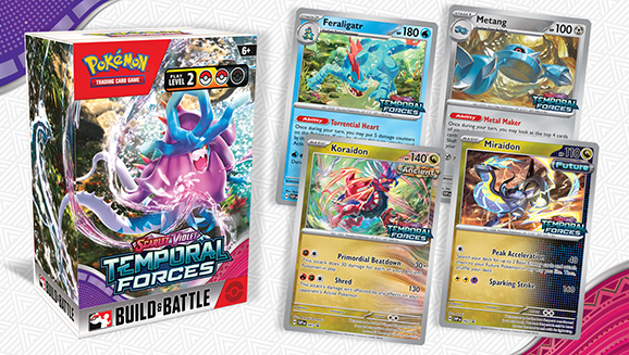 Pokmon Scarlet & Violet - Temporal Forces - Build & Battle kit Dark Fox TCG Pokmon Scarlet & Violet - Temporal Forces - Build & Battle kit Dark Fox TCG