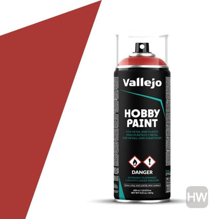 Vallejo Acrylic Hobby Paint Spray - Scarlet Red